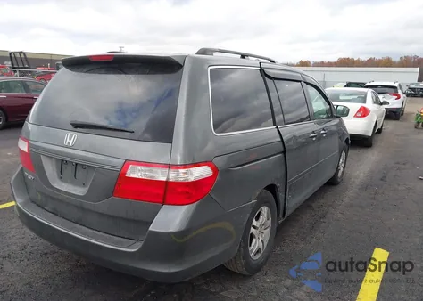 2007 Honda Odyssey Ex-L from USA, damaged, VIN 5FNRL38617B451975
